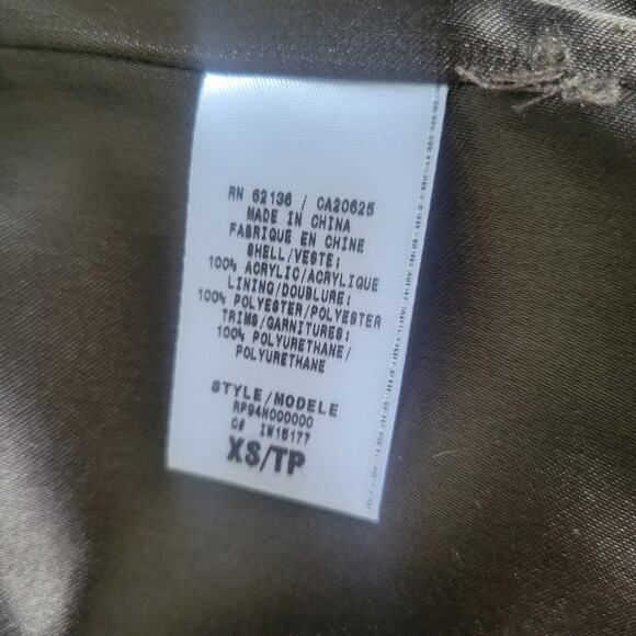 Y2k GUESS Faux Coyote Fur Vest Tan XS NWT Mob Wife Heritage Boho Festival - Picture 3 of 16